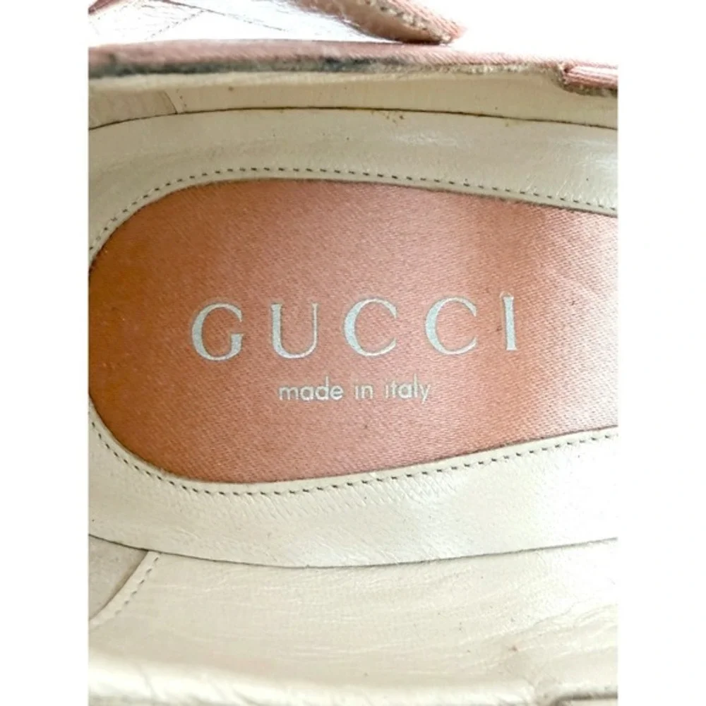 Gucci Tom Ford 2001 Runway Satin Heels Pink‎ 37.5 Vintage Y2k